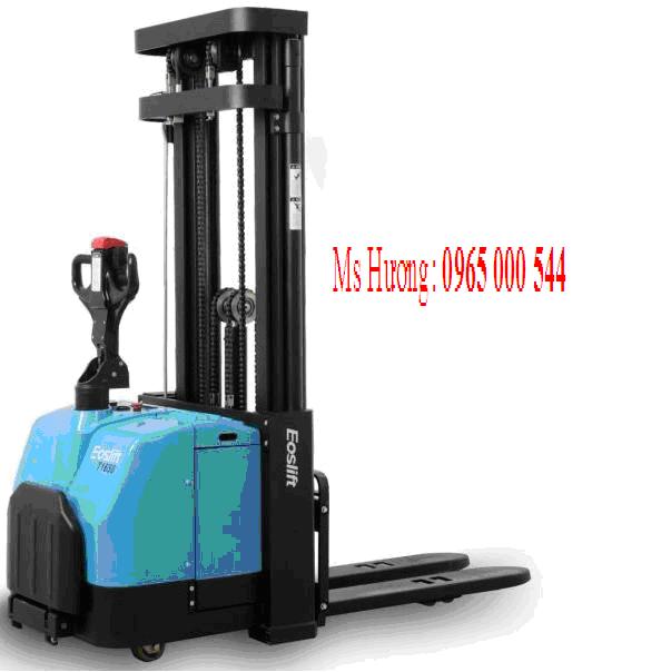 Xe nâng bán tự động, xe nang điện thấp-điện cao đứng lái( 1T-2T)